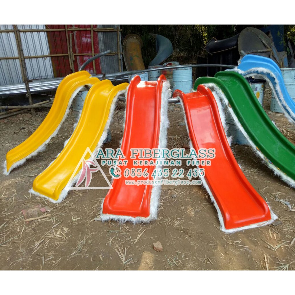 Perosotan Fiberglass taman/kolam renang