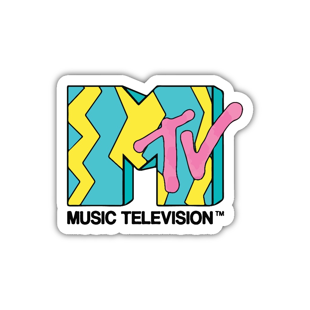 

ZV134 sticker MTV karakter kartun anime aesthetic, stiker vinyl satuan