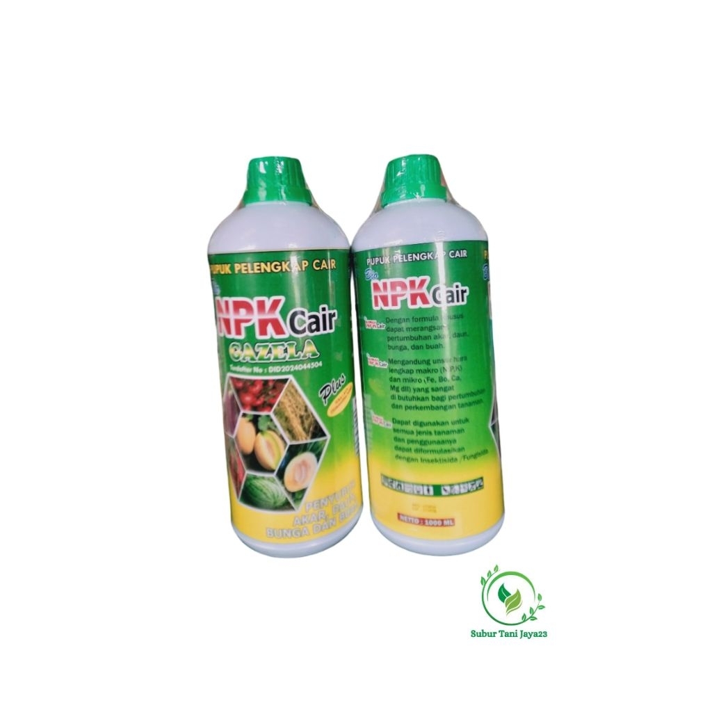 NPK PUPUK CAIR BIO NPK PLUS Ga3 21% KEMASAN 1 LITER