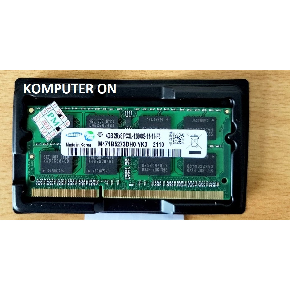 SODIMM Memory RAM 4GB DDR3L PC12800 12800s Samsung
