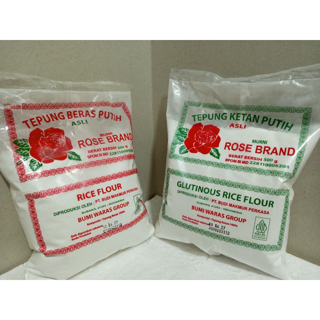 

Tepung Ketan Rose brand 500gr