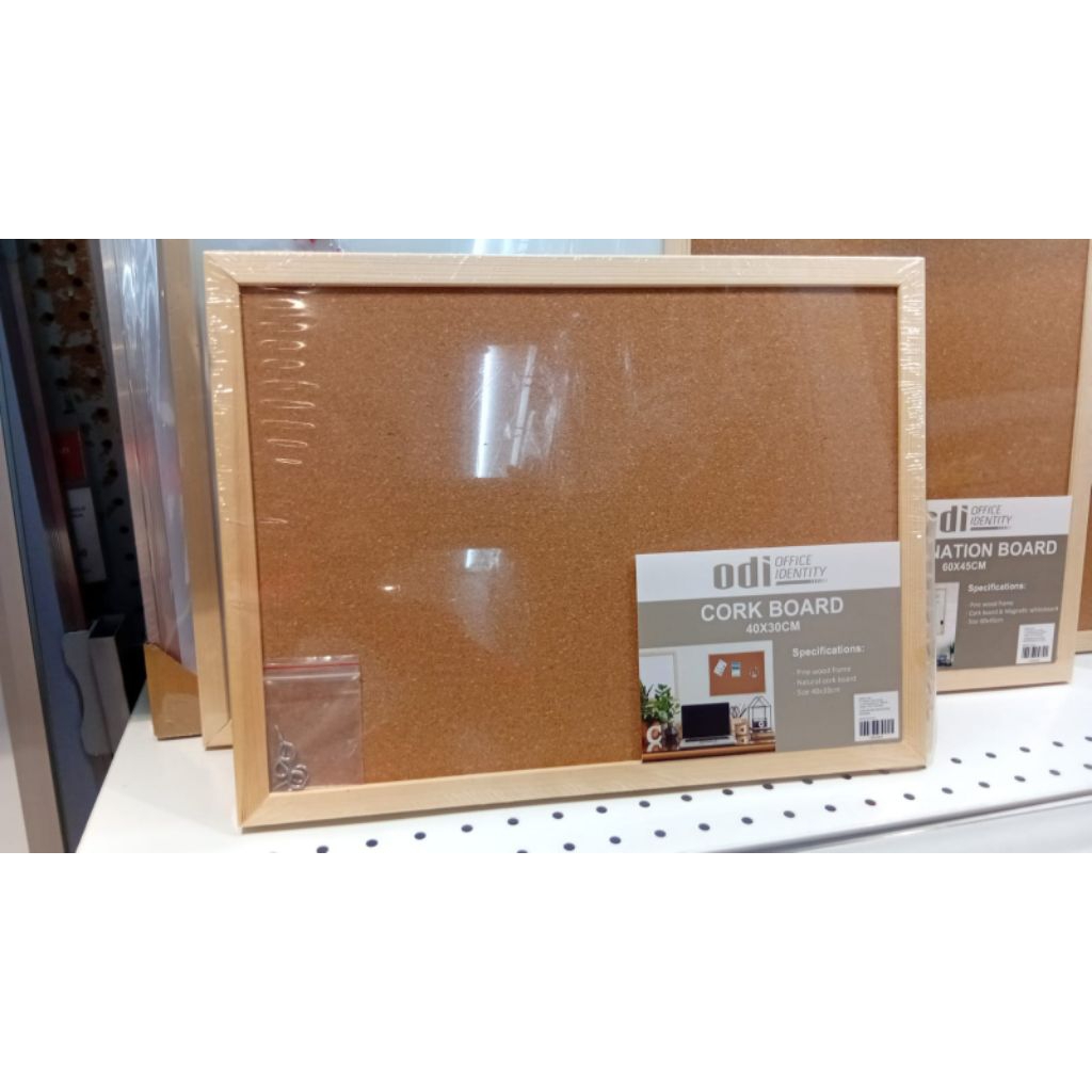 

Papan Corkboard Dengan Paku Pin (Cokelat) - Odi