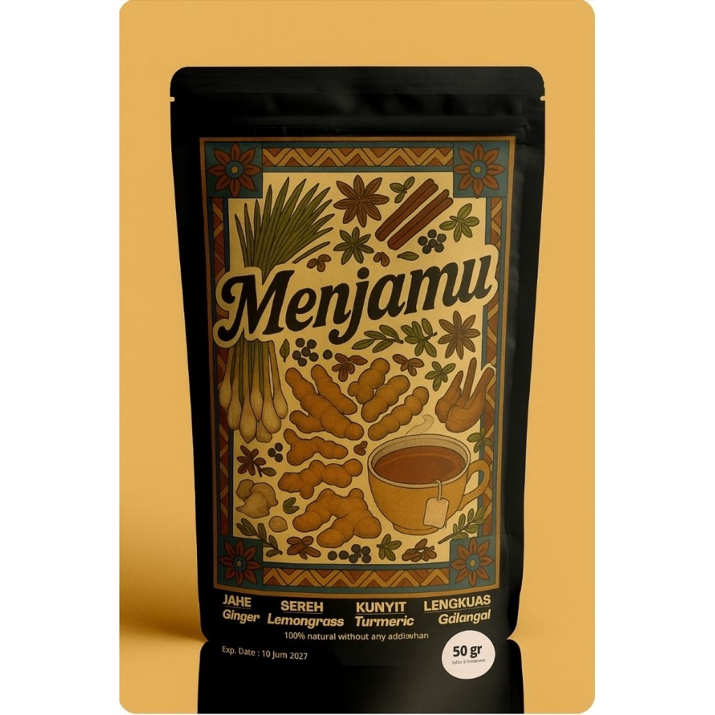 

Teh Rimpang Menjamu by Nature Healthy | Teh celup herbal | Teh Jahe Kunyit Lengkuas Sereh