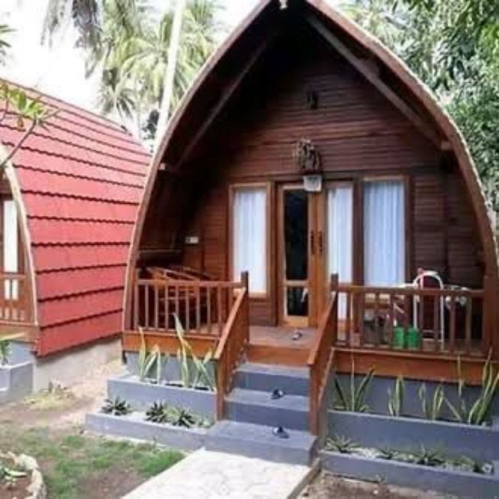 Rumah lumbung kayu jati,villa lumbung kayu jati