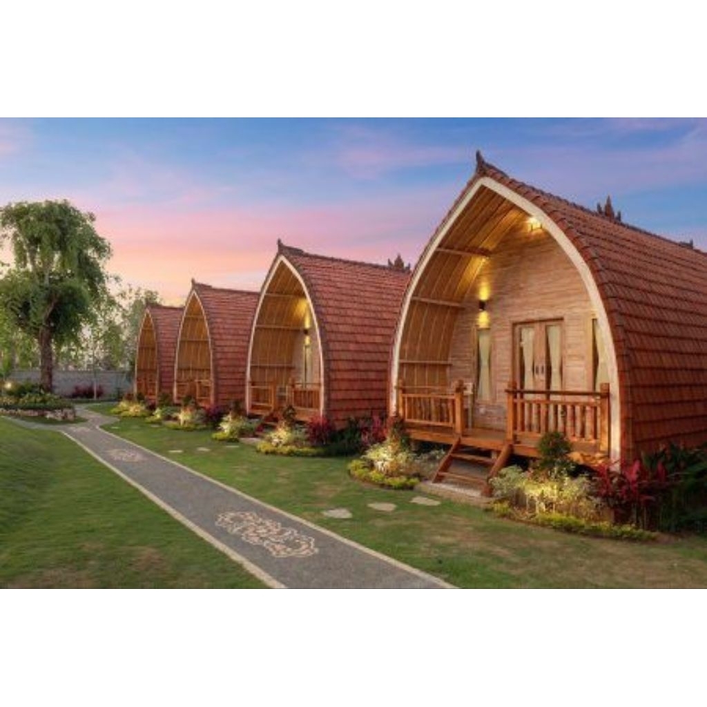 Rumah lumbung kayu jati