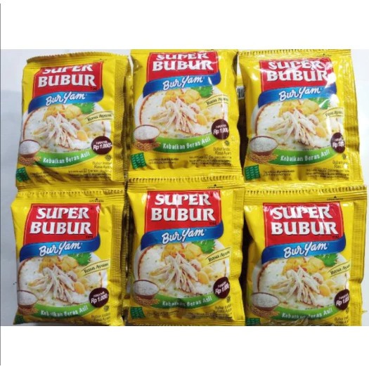

SUPER BUBUR INSTAN 1 RENCENG ISI 10 PCS
