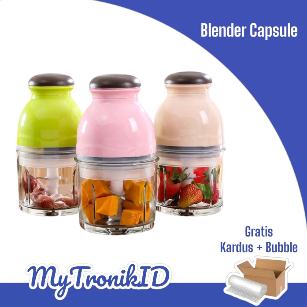 Blender Kapsul | Blender Capsule Serbaguna Listrik - Blender Daging Buah Bumbu Dapur