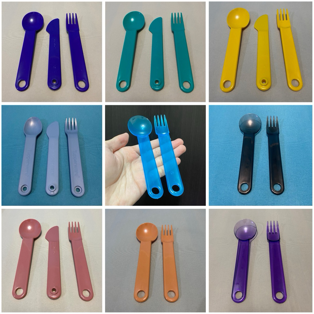 Cutlery Crystal Tupperware Sendok Garpu Kristal New Original