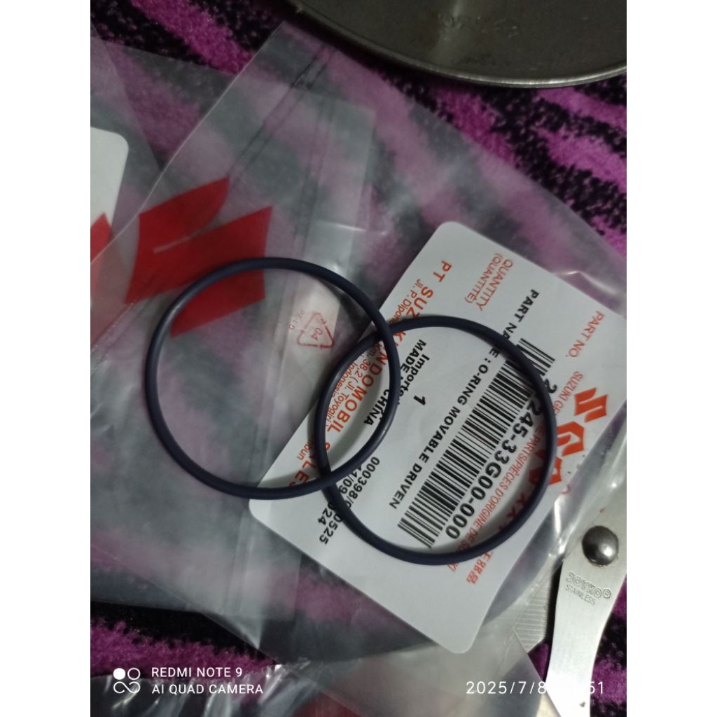 oring pulley belakang suzuki skywave spin skydrive dan hayate