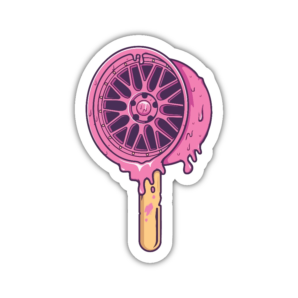 

ZV196 sticker velg karakter kartun anime aesthetic, stiker vinyl satuan