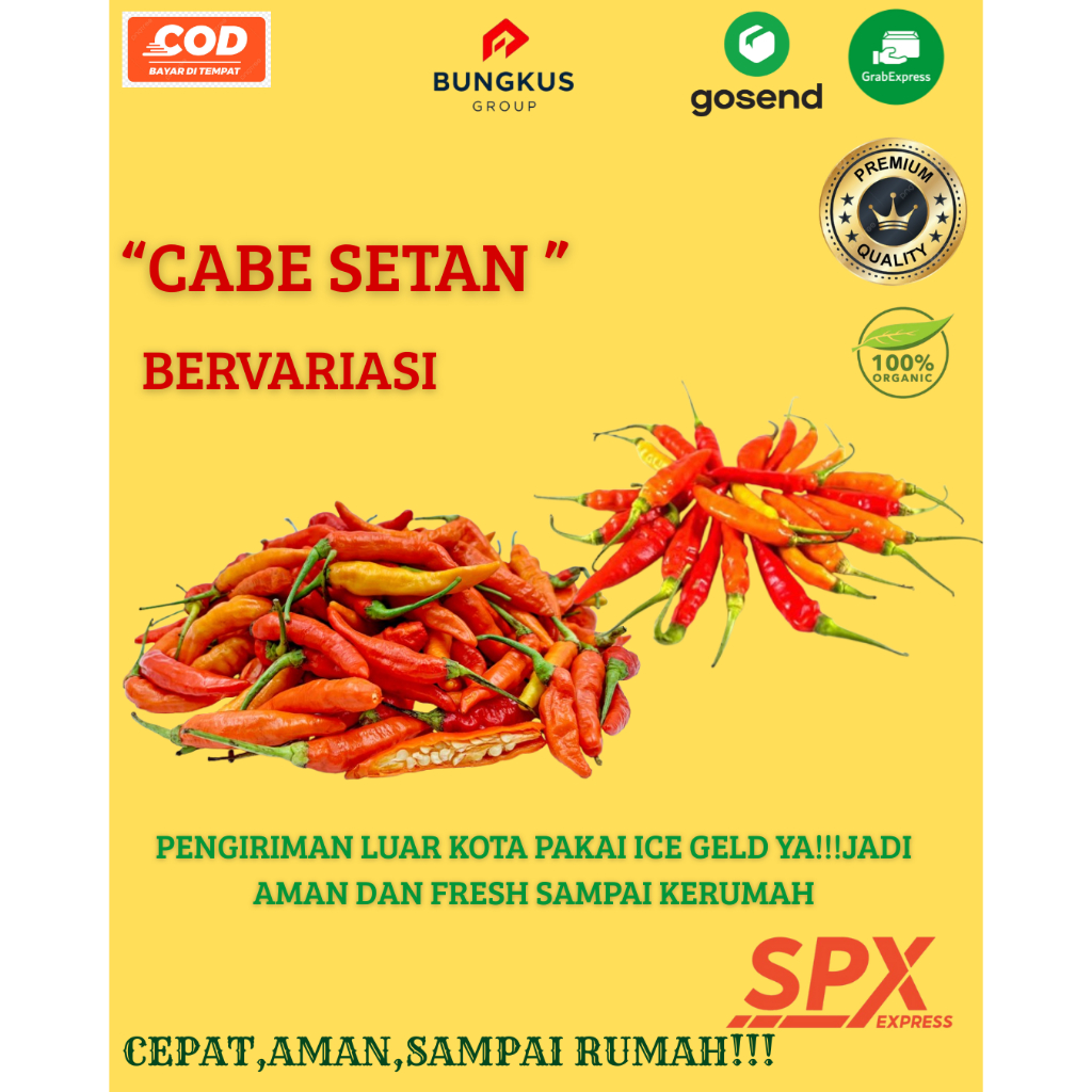 

Cabe Rawit Merah Setan Cabai Lado 100gr Bumbu Dapur Masakan Sayuran Segar Bungkus Group ShopPadang