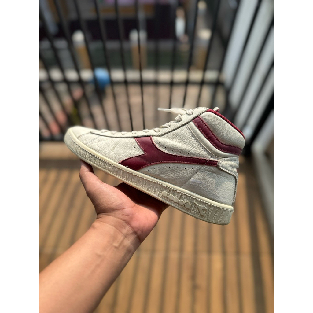 DIADORA. ‘Game L High Waxed’. Size 43, Insole 28.