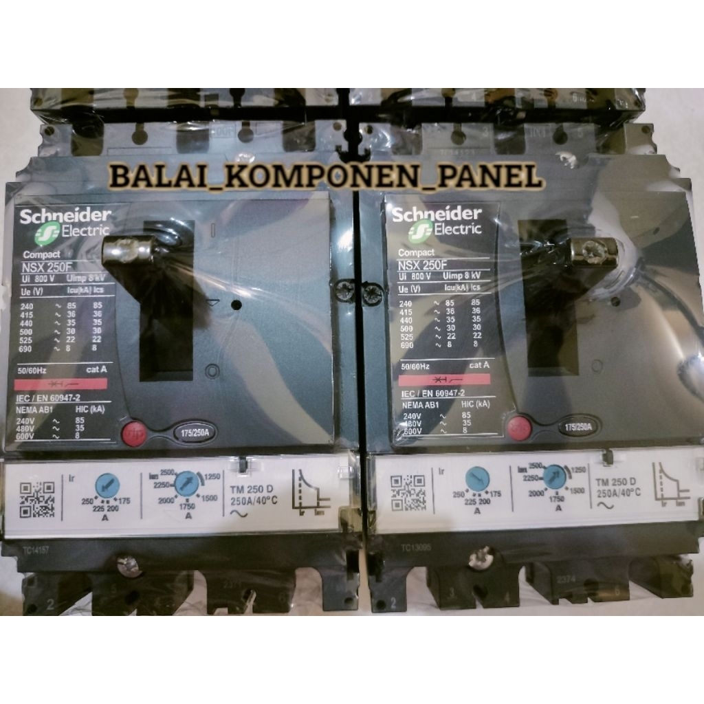 Mccb Nsx 3pase Original NSX 250F 250A / 200A