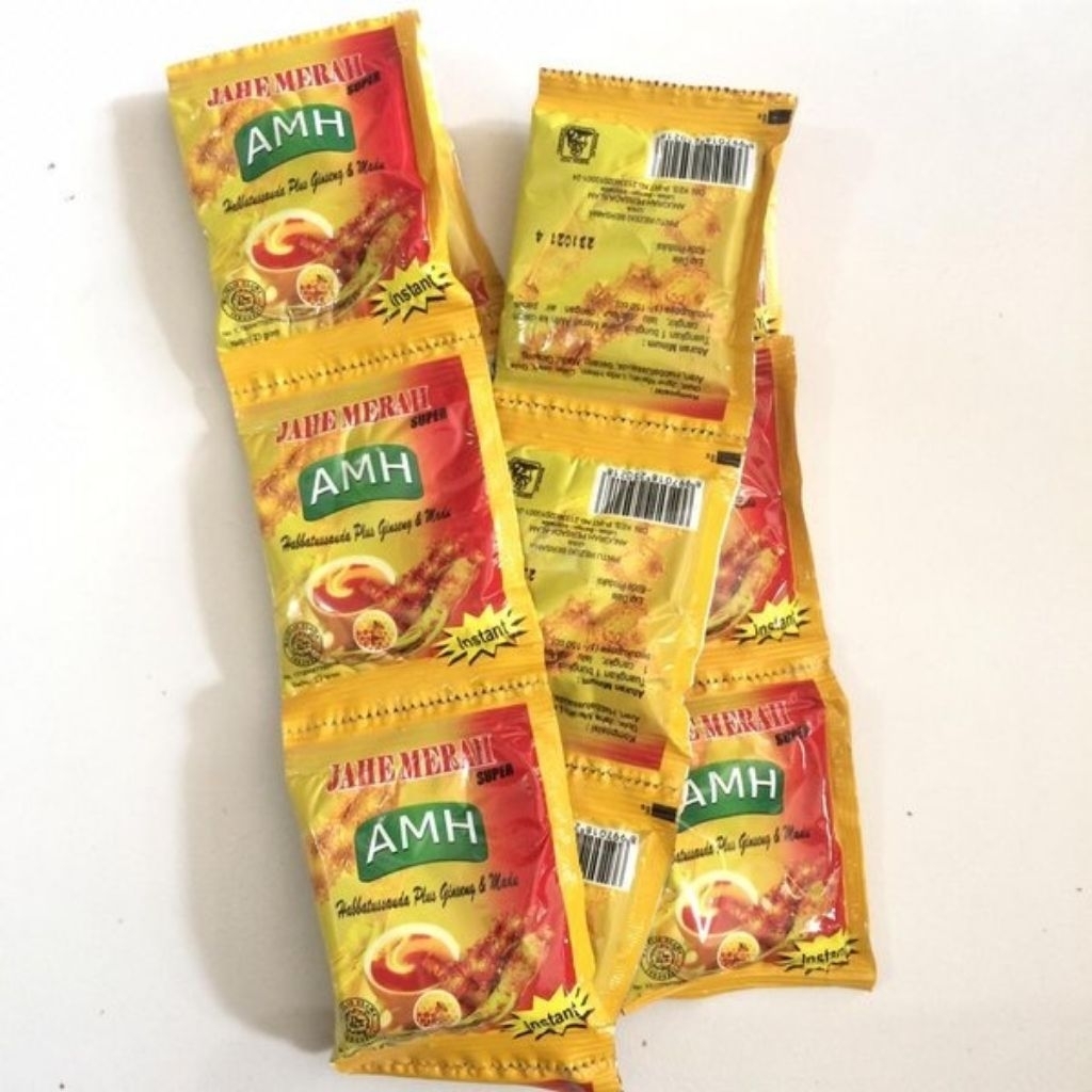 

JAHE MERAH AMH 1 RENCENG ISI 10 SACHET