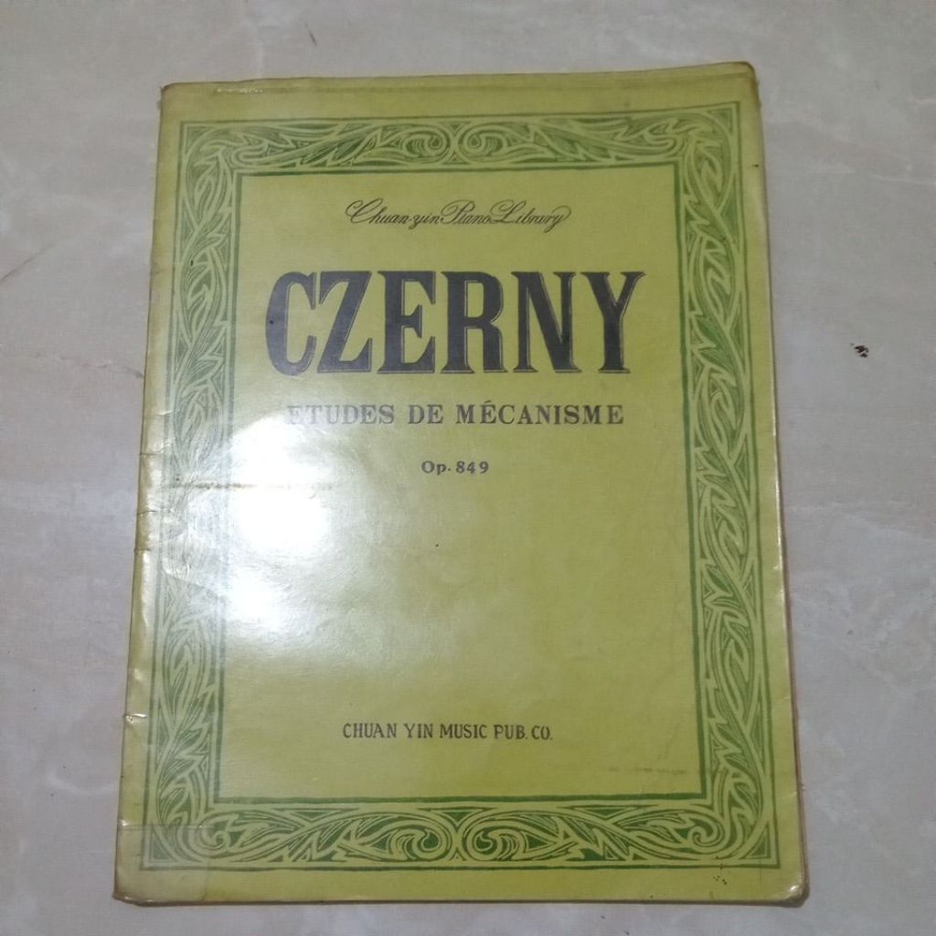 CZERNY ETUDES DE MECANISME OP.849 CHUAN YIN MUSIC