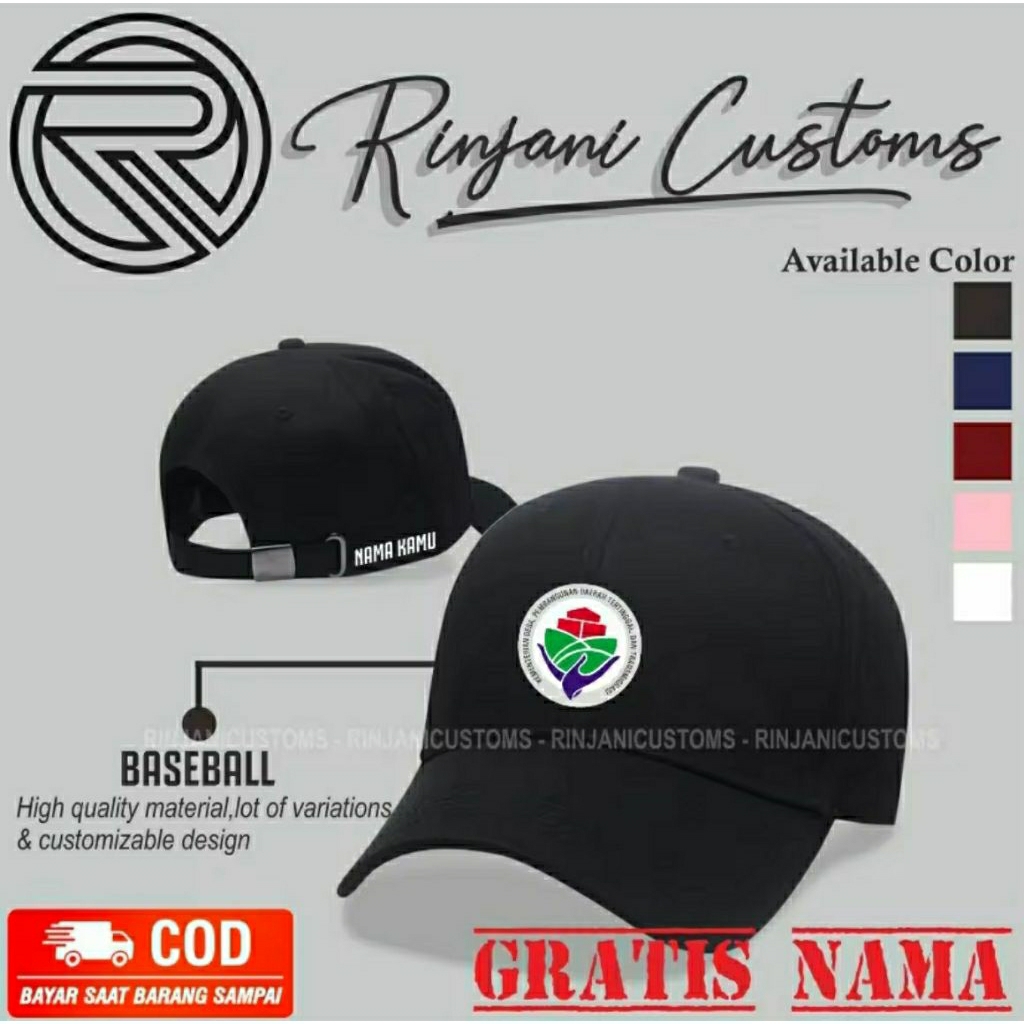 TOPI BASEBALL PEMDES GRATIS CUSTOM NAMA-TOPI PEMERINTAH DESA-TOPI APARAT DESA-TOPI DESA-TOPI PEGAWAI