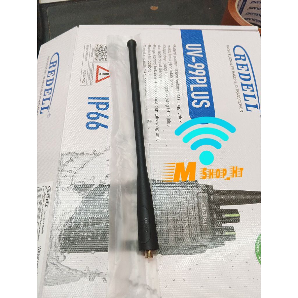 Antena HT Redel UV 99 plus SMA female dual band original Redel UV 99