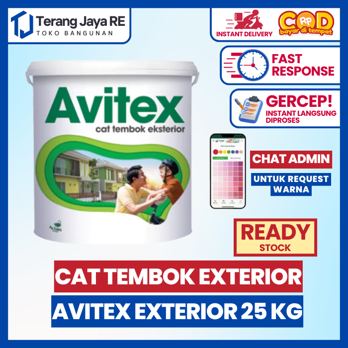 AVITEX EXTERIOR 25 KG - Cat Tembok Luar Avian