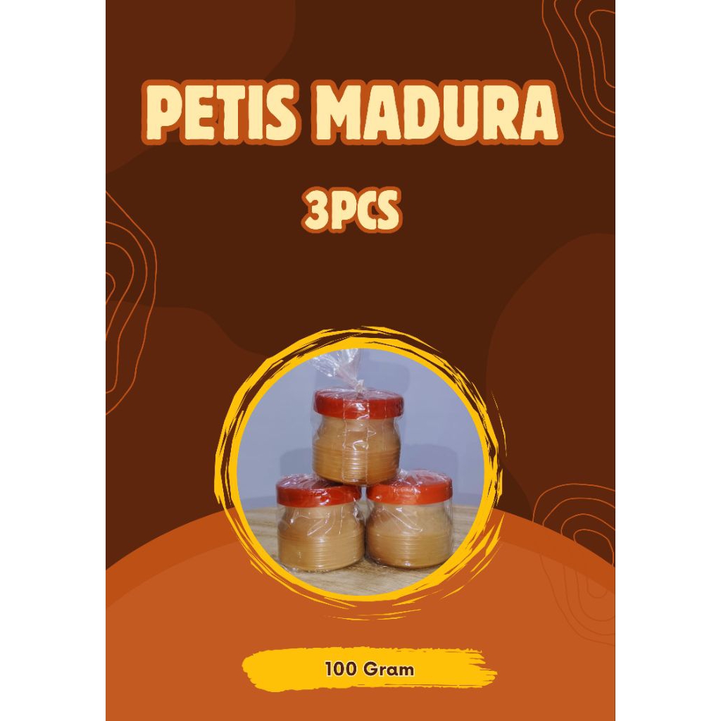 

(PAKET 3PCS) Petis Ikan Tuna Asli Madura Kemasan Oplok 100 Gram Petis rujak bumbu rujak khas madura