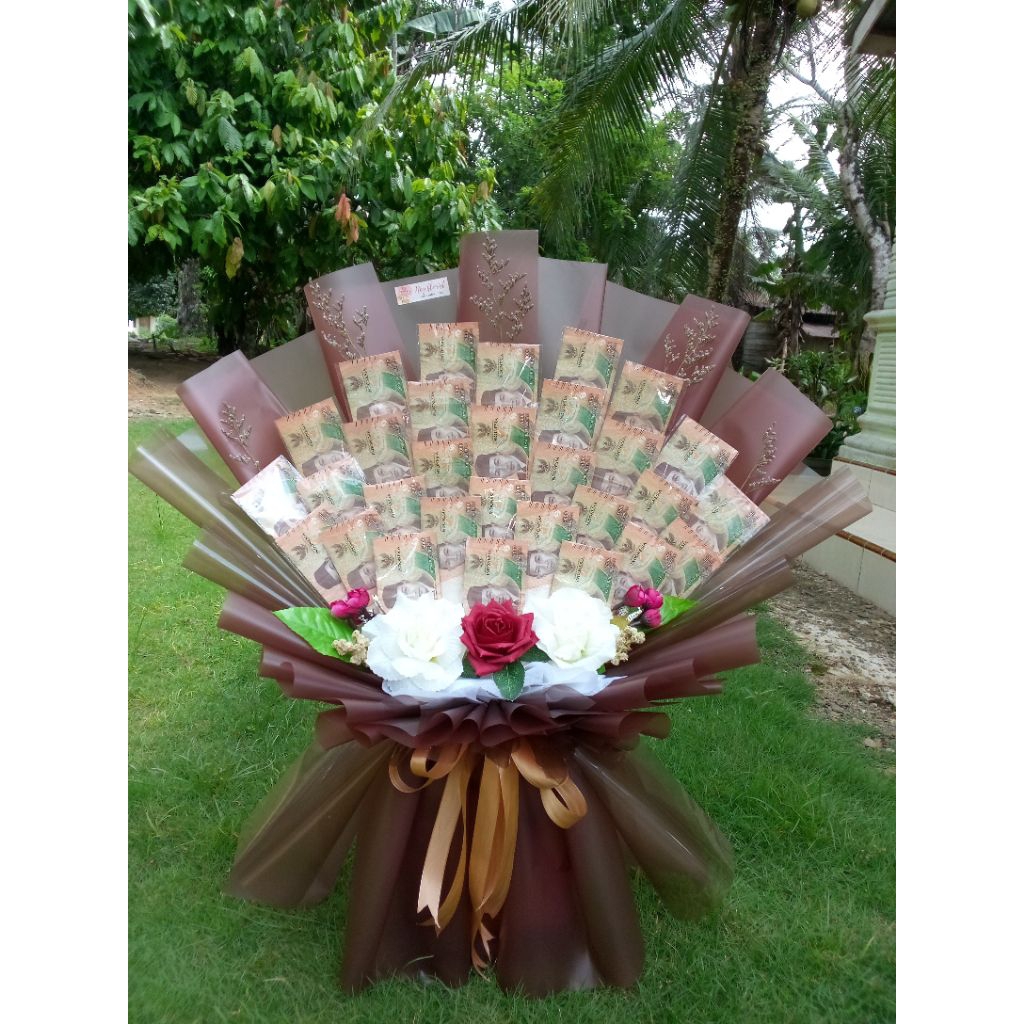 buket uang jumbo uang palsu/ kosongan buket