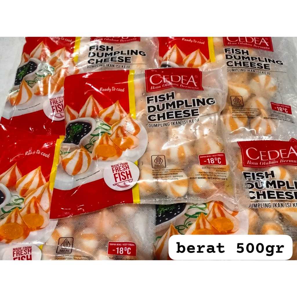 

COD PROMO Cedea dumpling Chesse Dumpling keju 500 Gram I FROZEN FOOD CADEA