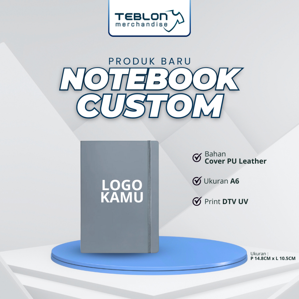 

TEBLON Merchandise Notebook A6 Custom