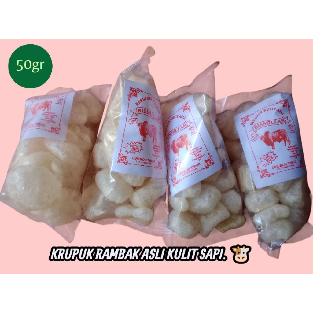 

KERUPUK RAMBAK KULIT SAPI ASLI (original)