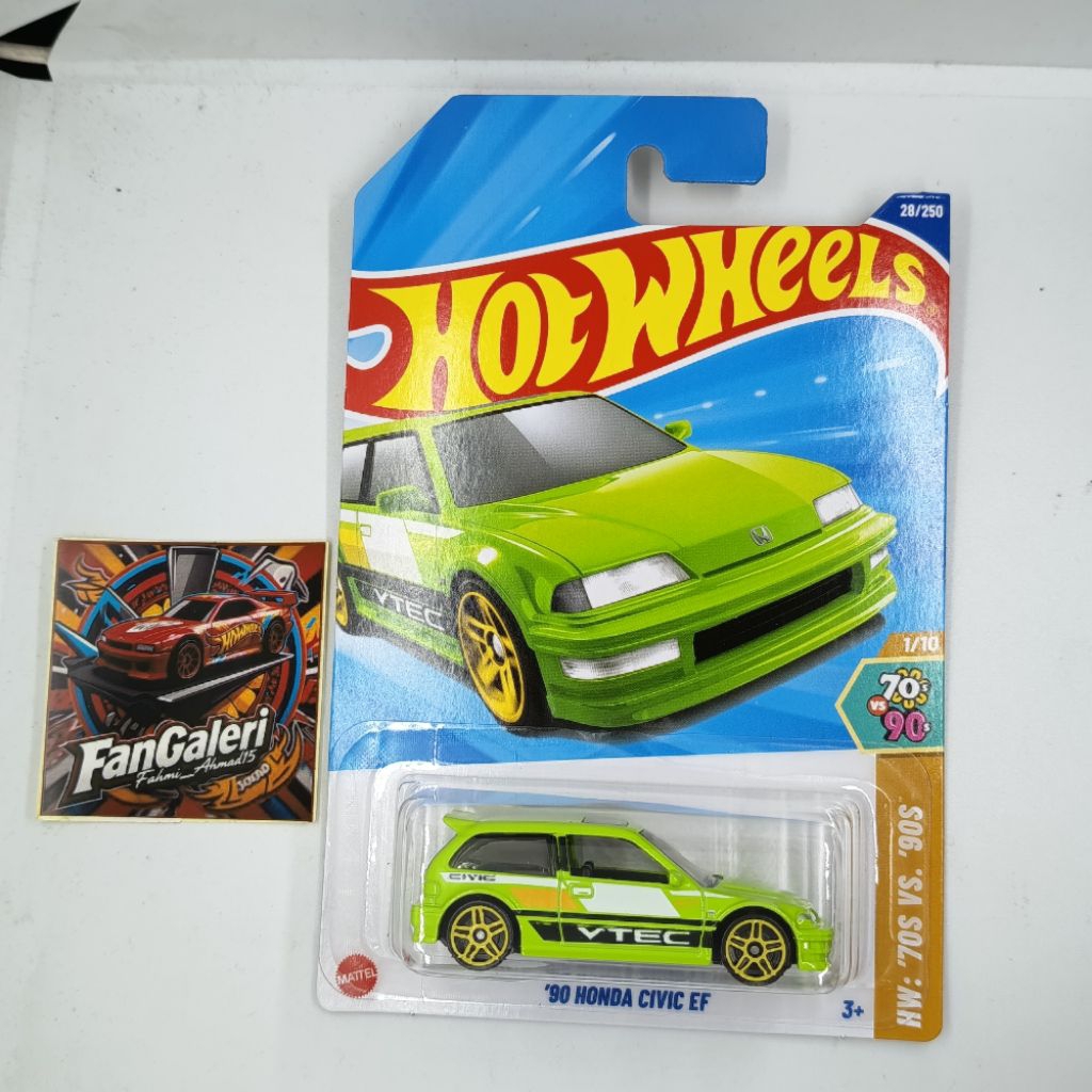Hot Wheels 90 Honda Civic EF
