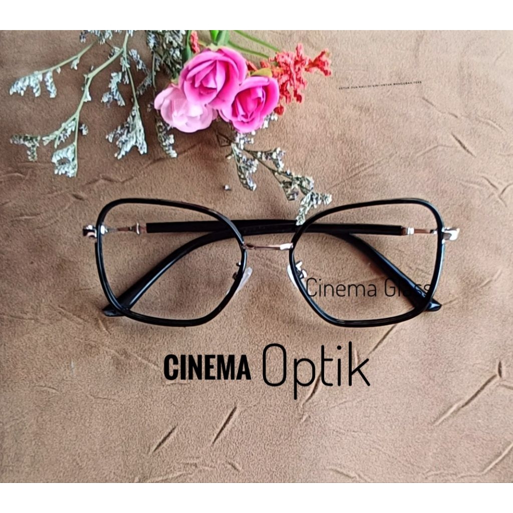 Kacamata Optik lensa progresif bisa ukuran minus & plus