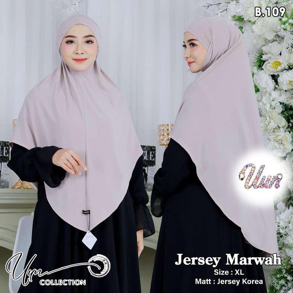Kasma Hijab - French Khimar Jersey size XL by UUN Collection
