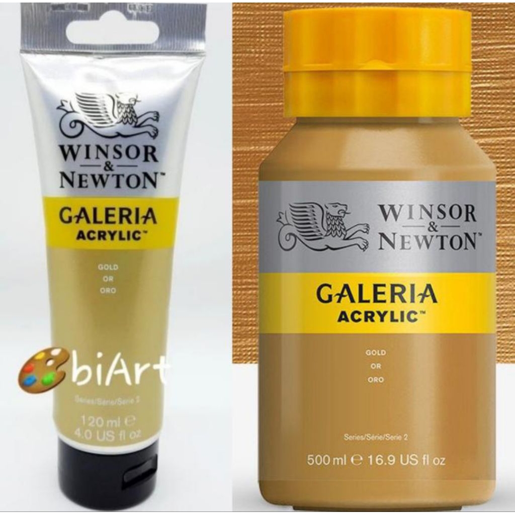 

Cat Akrilik Galeria Acrylic Colour 500ml / 120ml Gold Series 2 Winsor & Newton