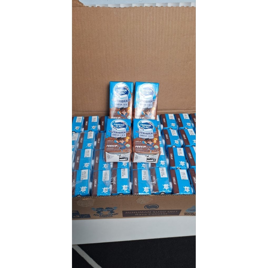 

SUSU BENDERA FRISIAN FLAG UHT 115 OMEGA NUTRiBRAIN COKElAT
