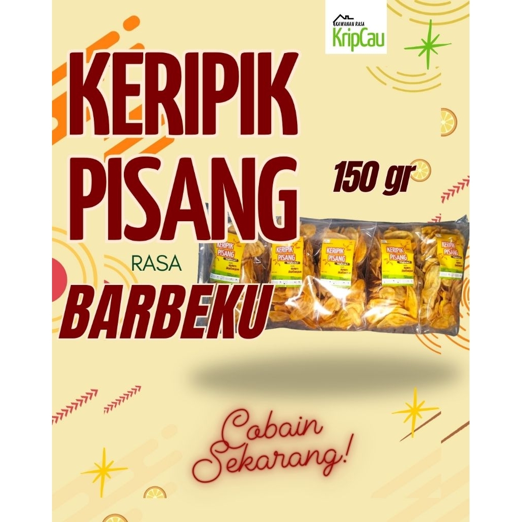 

150gr Keripik Pisang rasa Barbeku /Barbeque