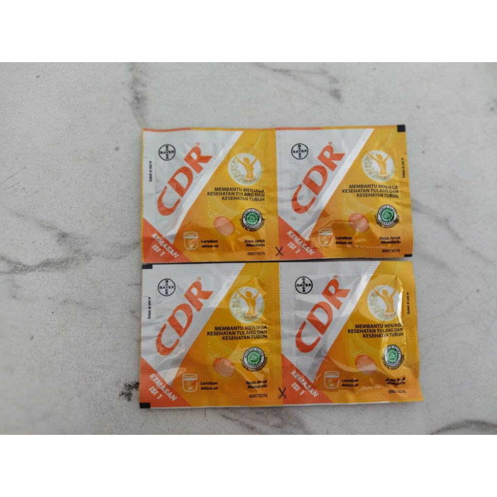 CDR EFFERVESCENCE 1STRIP 2 TABLET