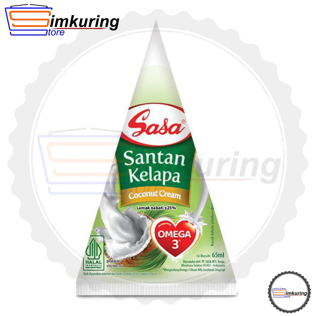 

Sasa Santan Kelapa 65ml santan instan