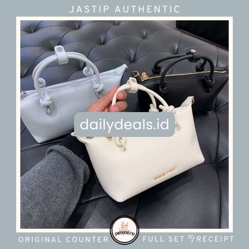 #2-30271635 Sammie Knotted - Jast[p] CK ORIGINAL COUNTER HANDLE TOTE BAG TAS STORE AUTHENTIC ASLI MA