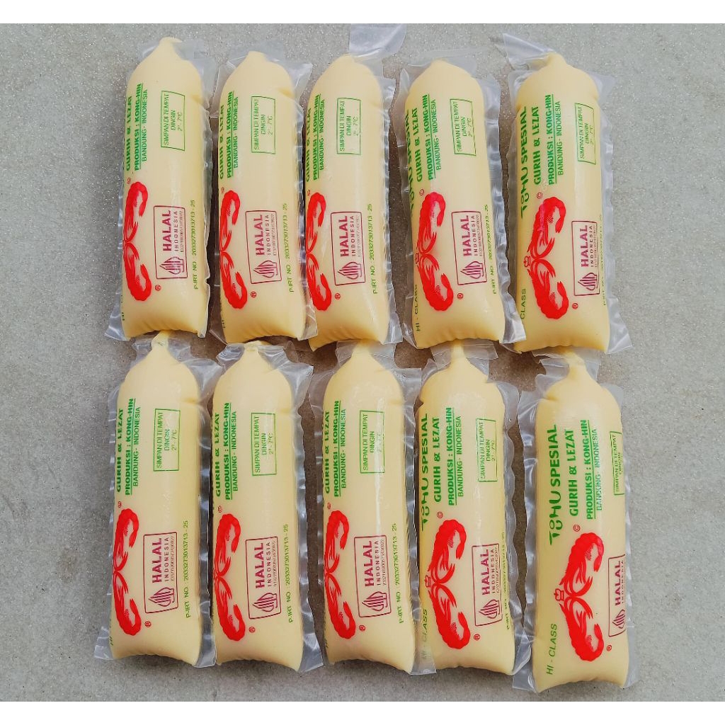 

Tofu / Tahu - Rasa Udang - Kong Hin - [ 120 Gram / 10 Pcs ]