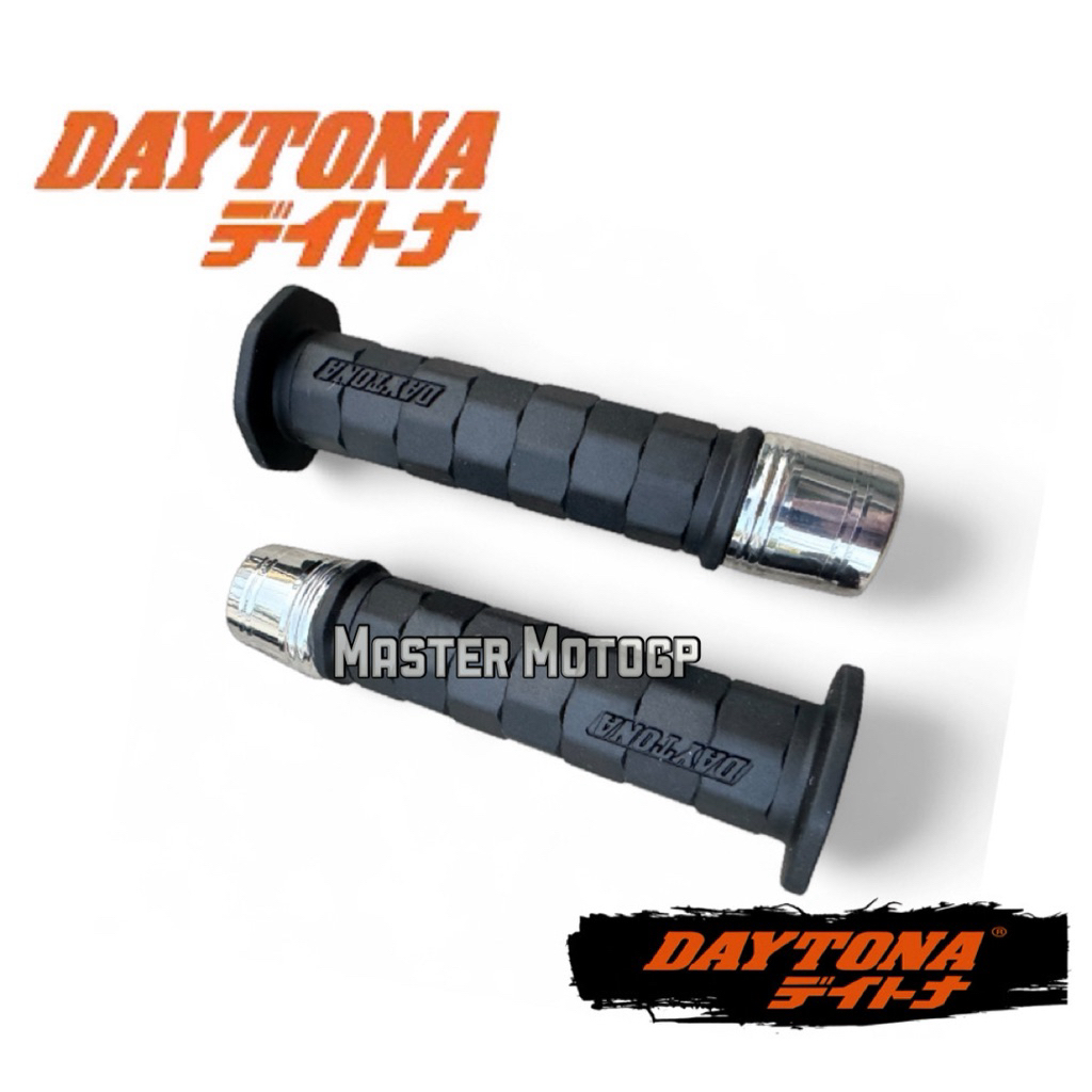 Original Grip Daytona Superstock oktagon Octagon SS-3 + Jalu stang jumbo GB-9 Salur Ukir Aluminium c