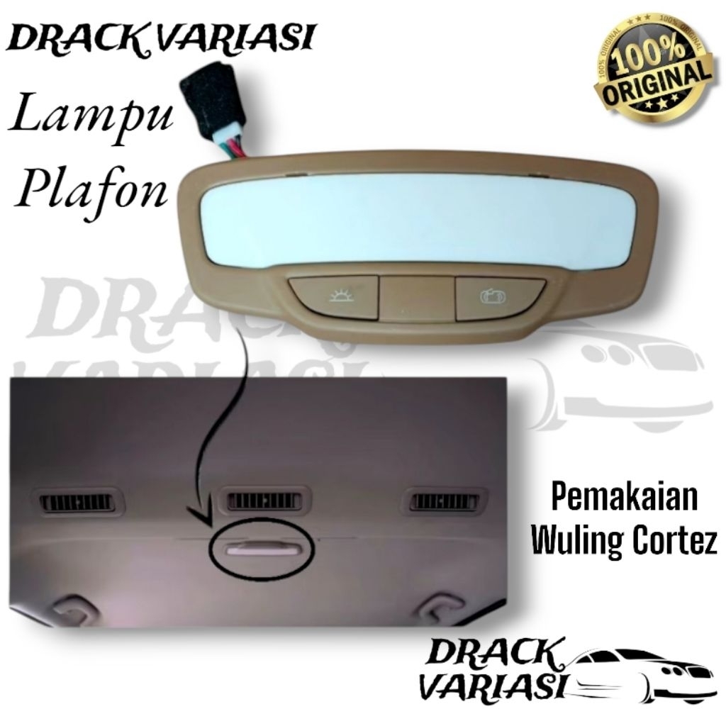 LAMPU PLAFON WULING CORTEZ CT TYPE L // LAMPU LED PLAFON WULING CORTEZ