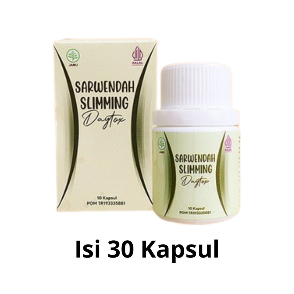 ( TERLARIS ) SARWENDAH JUICE SLIMMING DAYTOX Isi 30 - Kapsul Diet Ampuh Menurunkan Berat Badan Origi