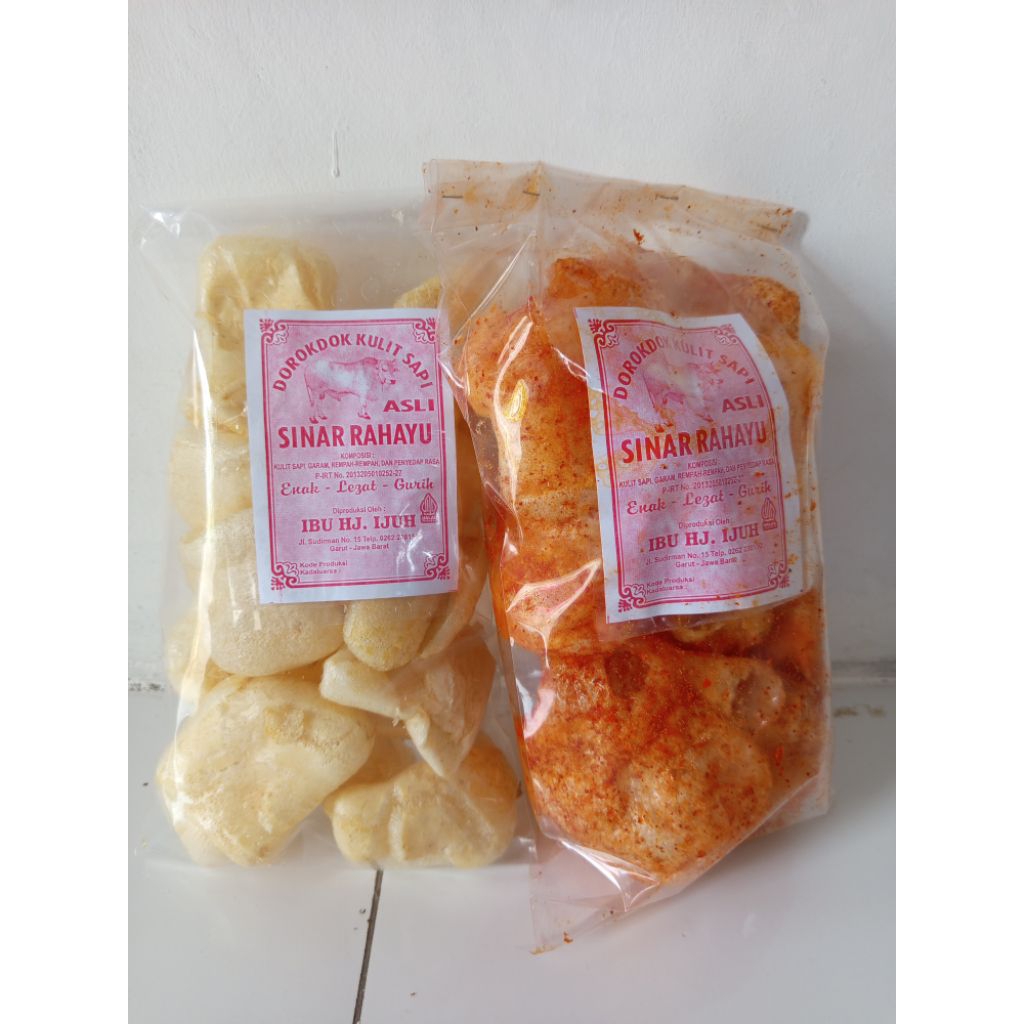 

Kerupuk kulit khas kota garut / Dorokdok enak gurih renyah cemilan murah