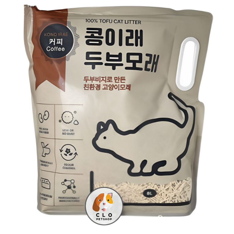 Tofu cat litter kong irae coffee 8L