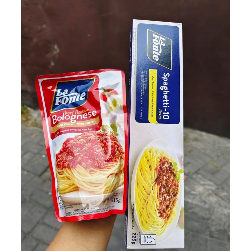 

paketspaghetti mie+sambal