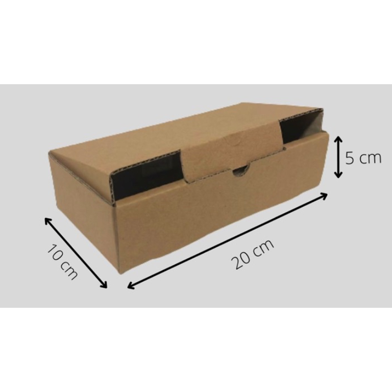 

Die cut pizza Kardus box karton packing 20x10x5 cm Packing Polos dan Tebal 3mm B FLUDE