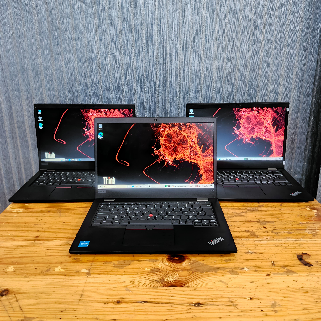 LAPTOP SECOND Lenovo Thinkpad L13, Core i3 - 1115G4, Gen 11Th, Ram 8/128Gb Black