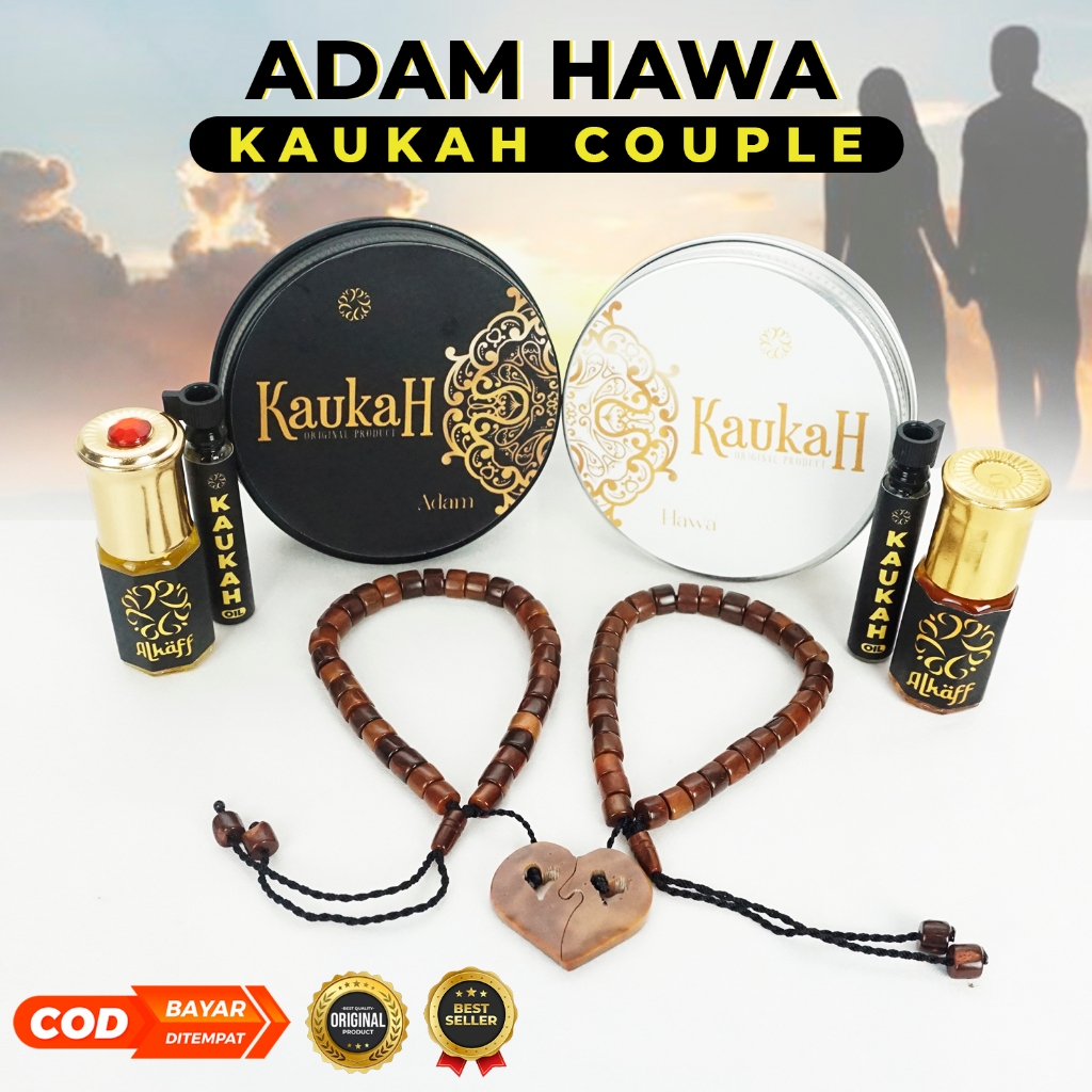 [GELANG KAUKAH COUPLE] GELANG KAUKAH ASLI || BONUS MINYAK KAUKAH & KASTURI - 1 SET