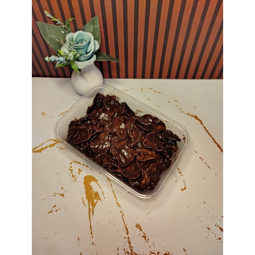 

Keripik Pisang Coklat lumer crunchy/coklat premium