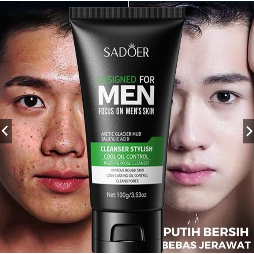 Pembersih Wajah Pria Pembersih Wajah Jerawat Pembersih Wajah Pria Pemutih Wajah Pria Face Wash Acnes