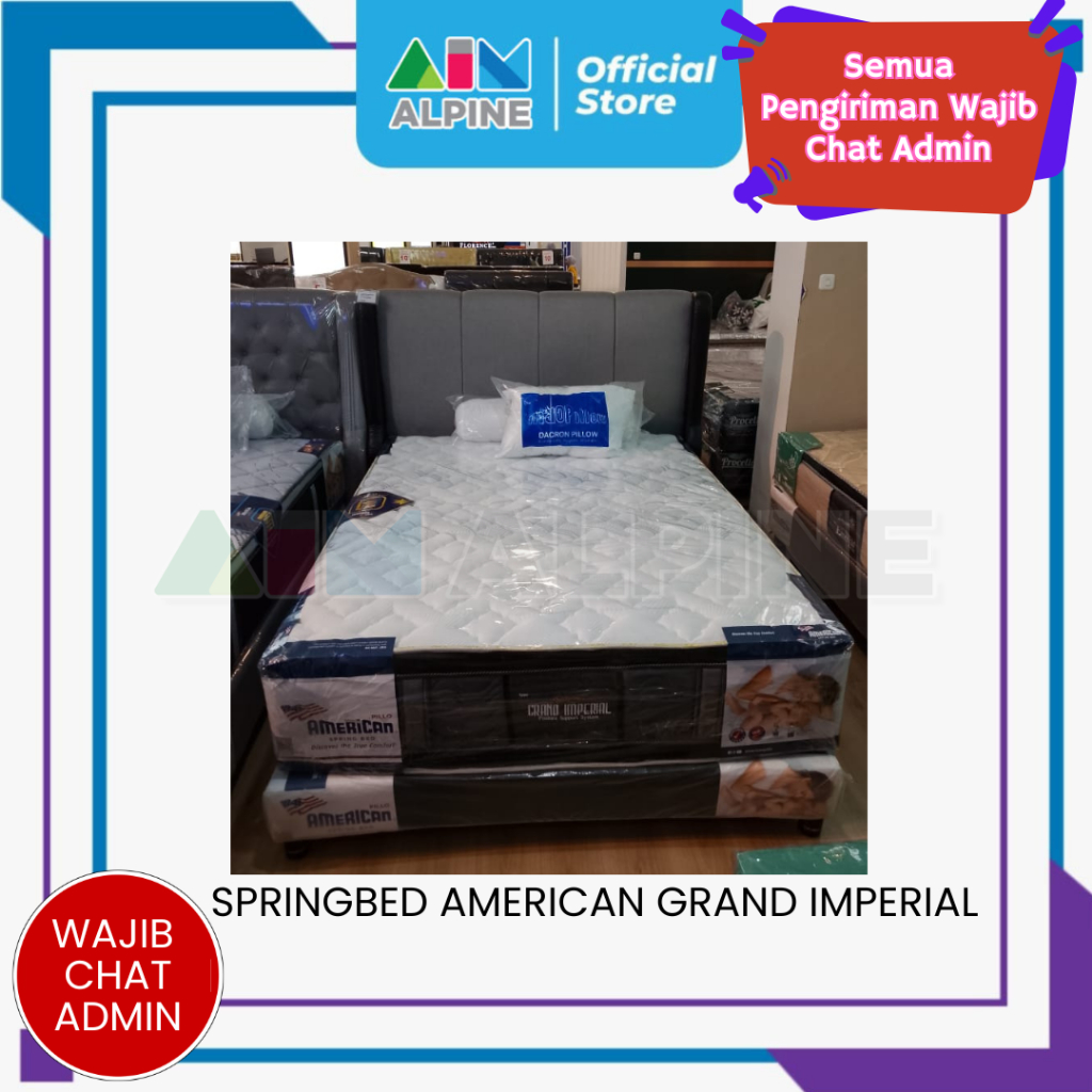 SPRINGBED AMERICAN GRAND IMPERIAL SET ATAU TERPISAH