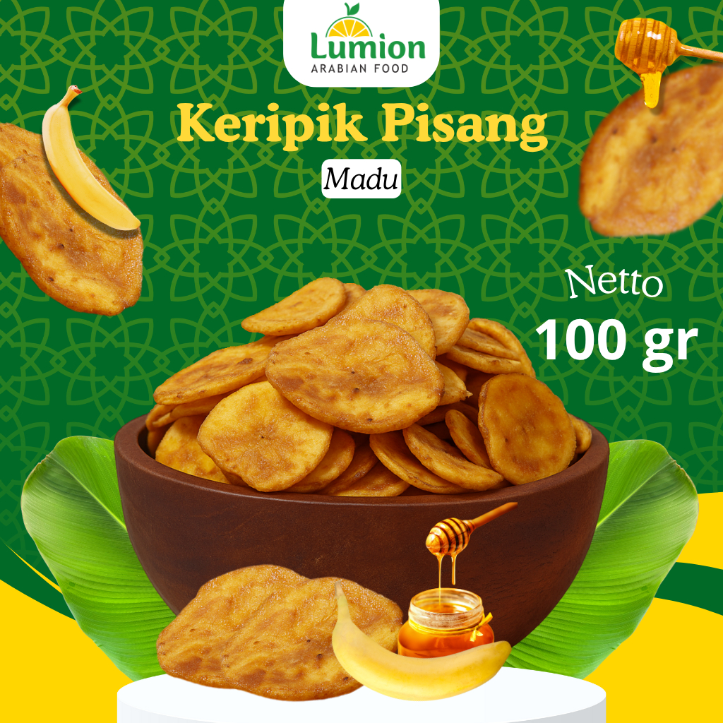 

Keripik Pisang Madu NETTO 100gr– Snack Renyah & Manis | Lumion Arabian Food
